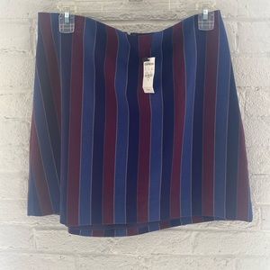 Express Striped Mini Skirt